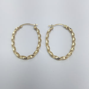 ARRACADAS PAR ORO 14 K 3.8 GRMS (SEMINUEVO)