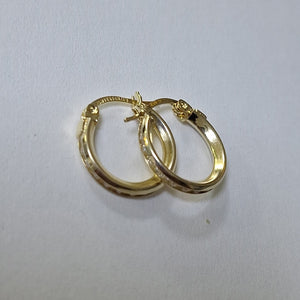 ARETES ARRACADAS CON CIRCONIAS 10K 1.4 GR (NUEVO)