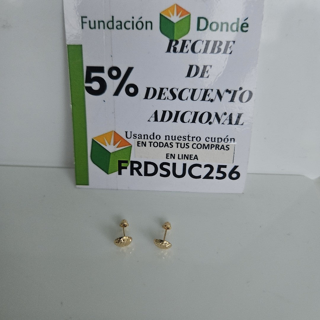 BROQUELES BROQUEL FIG LUNETA 14K 0.2268 GR (NUEVO)