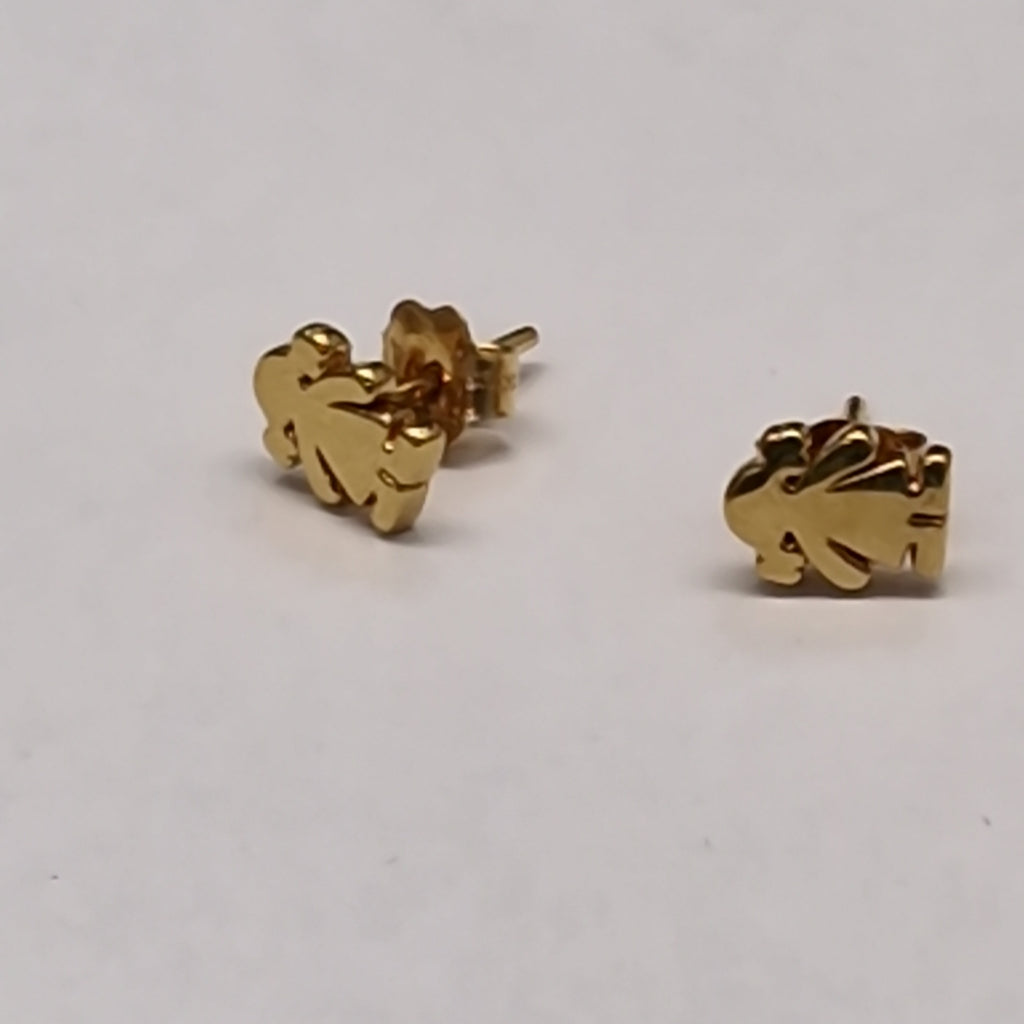 ARETES PAR ORO 18 K 1.4 GRMS (SEMINUEVO)