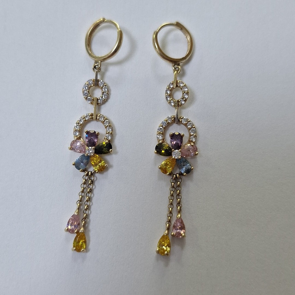 ARETES PAR ORO 14 K 4,50 GRMS (SEMINUEVO)