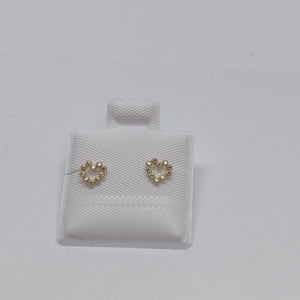 BROQUELES BROQUEL FIG CORAZON 14K 0.23 GR (NUEVO)