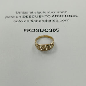 ANILLO ORO 14 K 2,20 GRMS (SEMINUEVO)