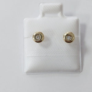BROQUELES BROQUEL C CIRCONIA 14K 0.27 GR (NUEVO)