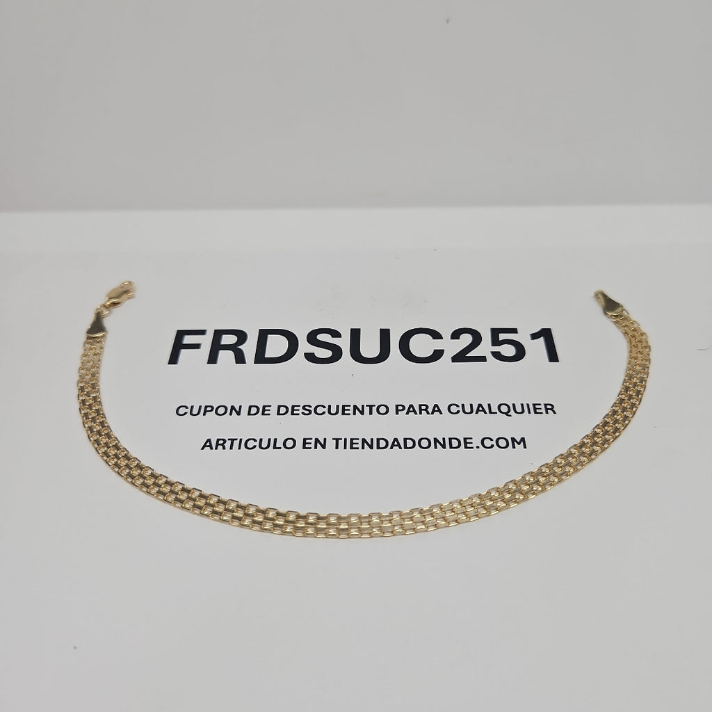 PULSERA ESPECIAL 10K 21 CM 4.4 GR (NUEVO)