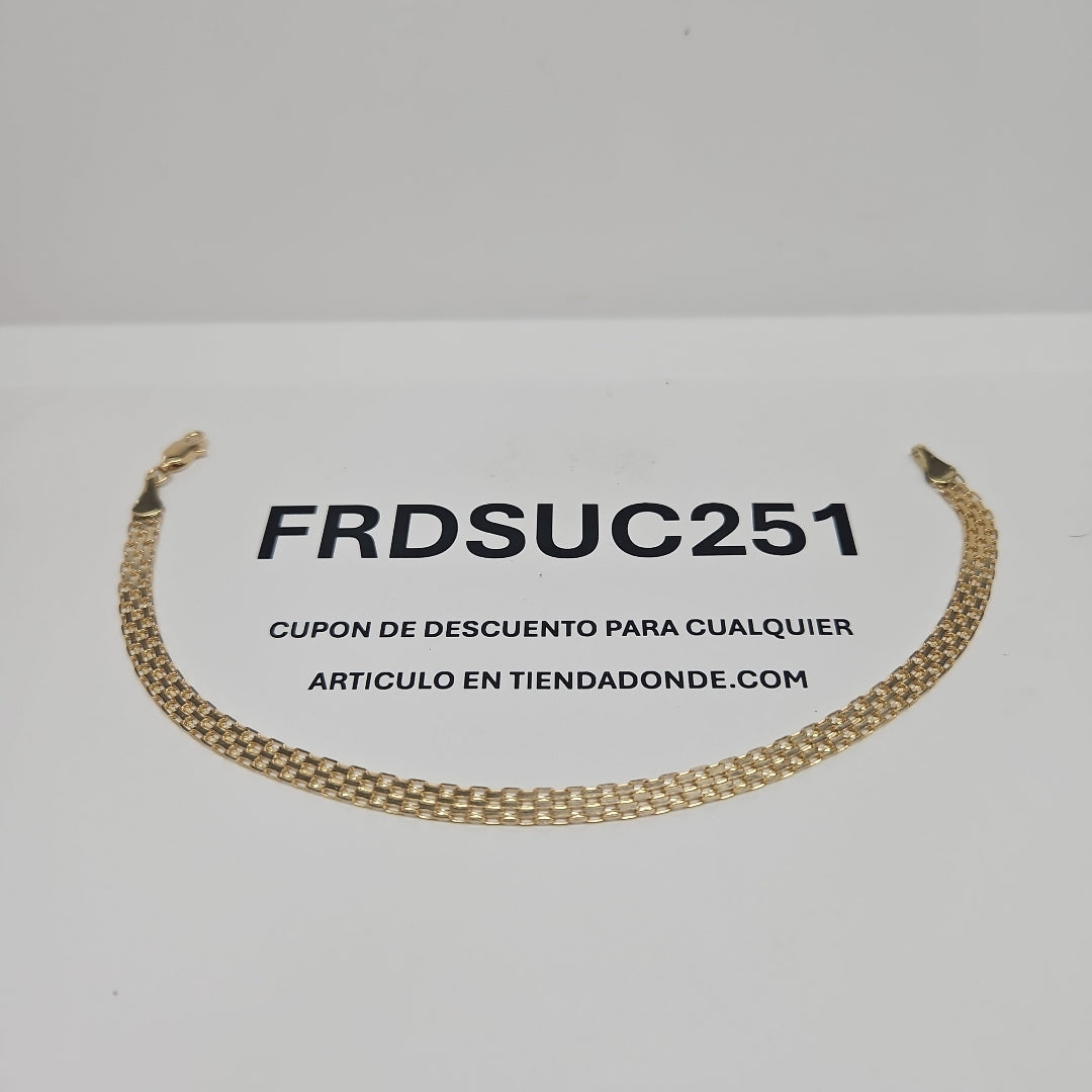 PULSERA ESPECIAL 10K 21 CM 4.4 GR (NUEVO)