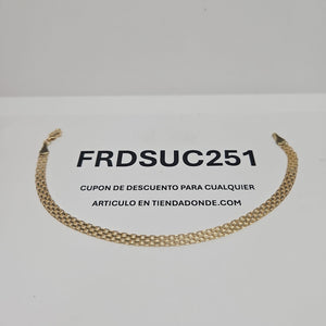 PULSERA ESPECIAL 10K 21 CM 4.4 GR (NUEVO)
