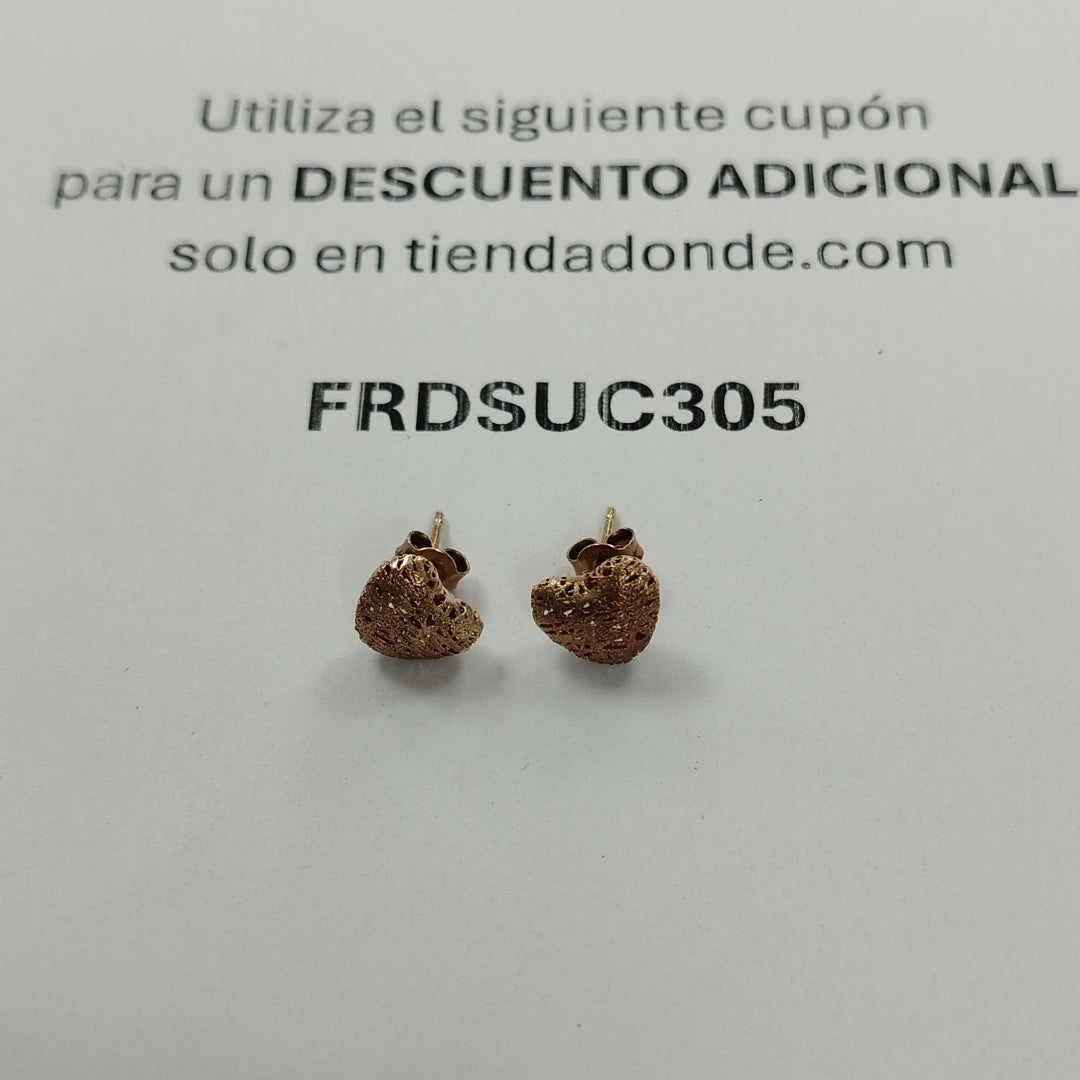 BROQUELES PAR ORO COMBINADO 14 K 1.2 GRMS (SEMINUEVO)