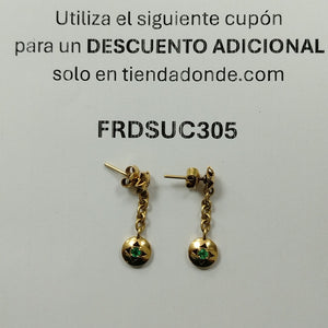 ARETES PAR ORO 18 K 4.7 GRMS (SEMINUEVO)