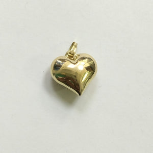 DIJE TEJIDO CORAZON LISO 14K 1.2 GR (NUEVO)