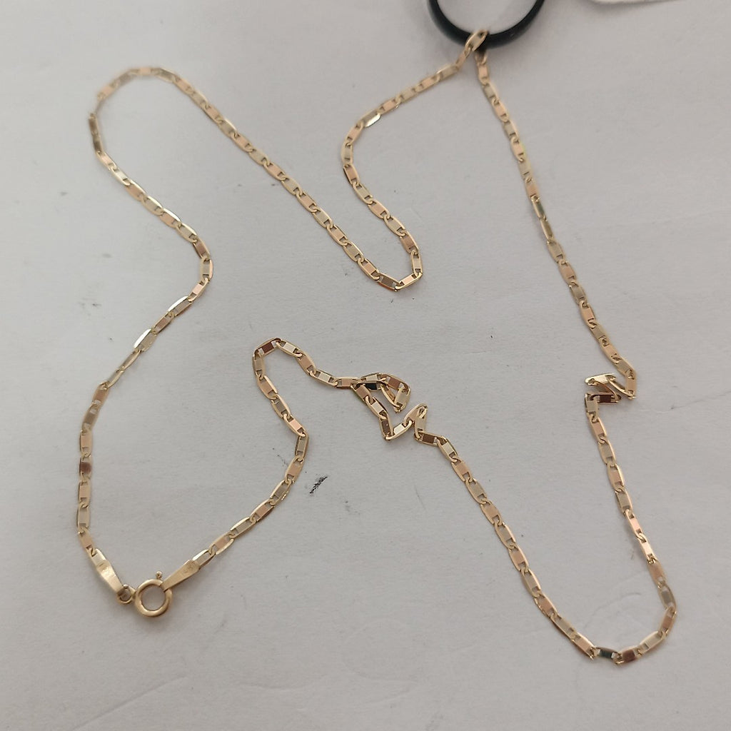 CADENA ORO COMBINADO 14 K 1,30 GRMS (SEMINUEVO)