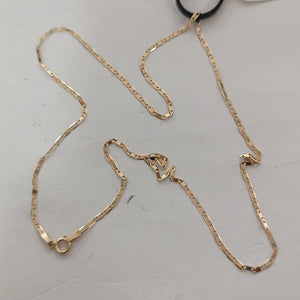 CADENA ORO COMBINADO 14 K 1,30 GRMS (SEMINUEVO)