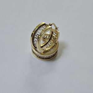ARRACADAS PAR ORO 14 K 3,60 GRMS (SEMINUEVO)