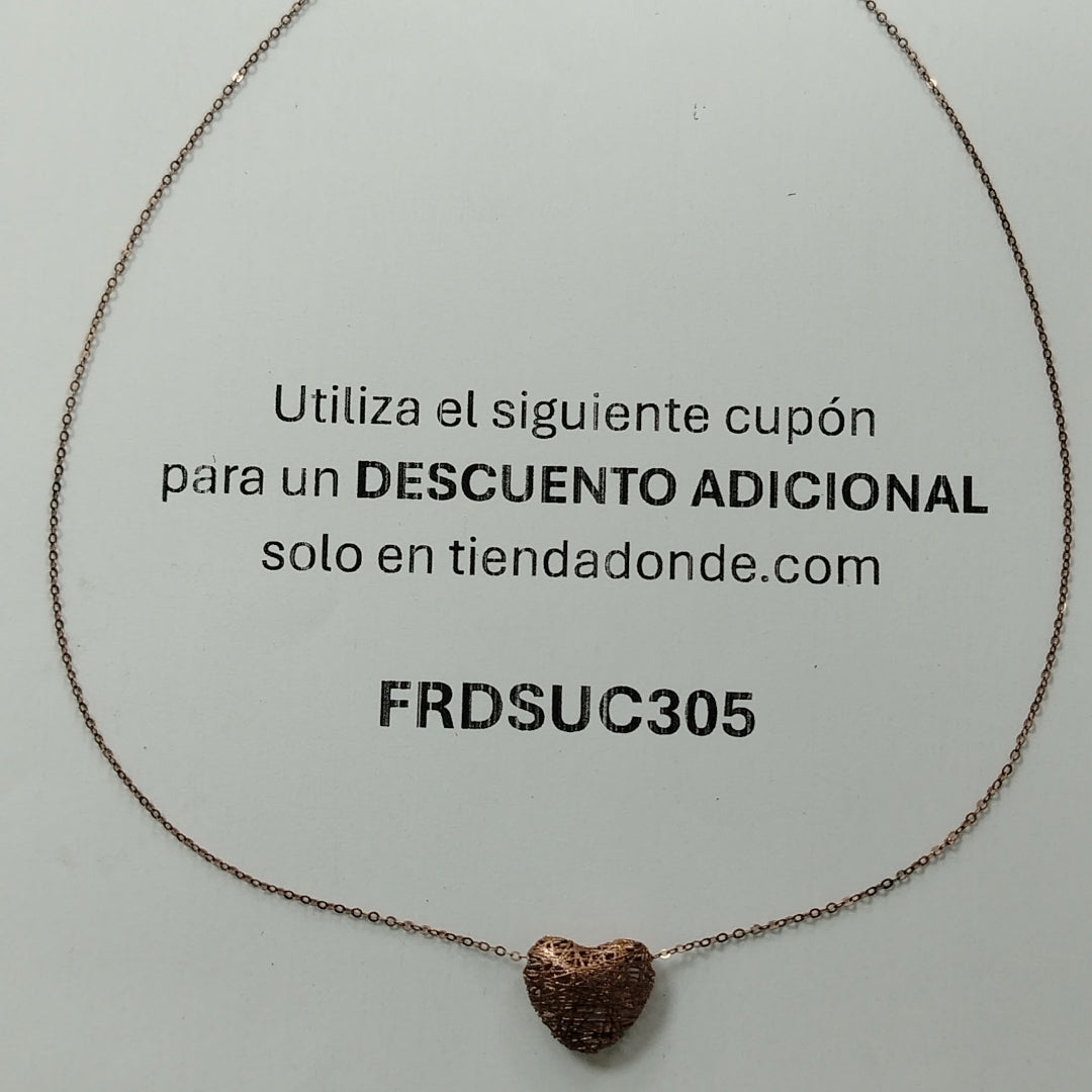 GARGANTILLA ORO COMBINADO 14 K 0.9 GRMS (SEMINUEVO)