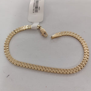 PULSERA ESPECIAL 14K 18 CM 4.1 GR (NUEVO)