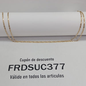 CADENA ORO 14 K 1.7 GRMS (SEMINUEVO)