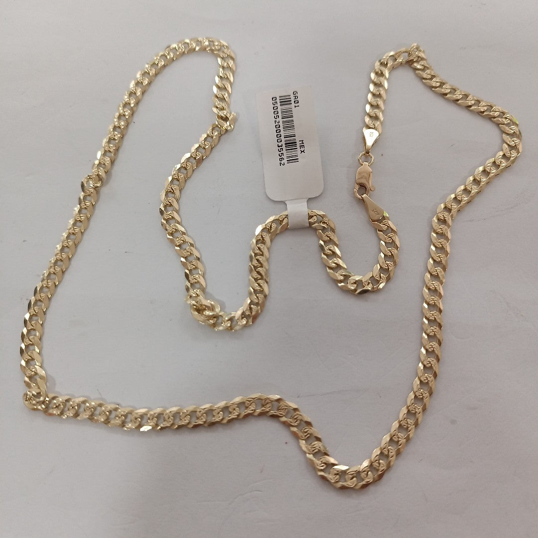 CADENA BARBADA 14K 60 CM 21.4 GR (NUEVO)