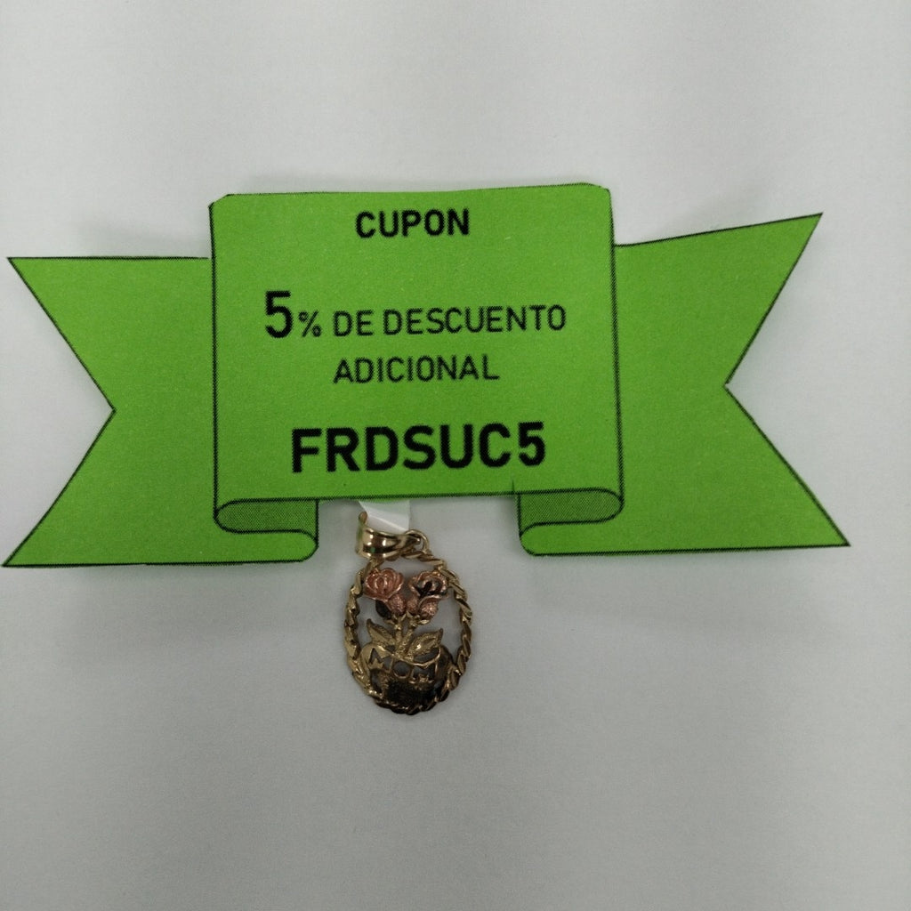 DIJE ORO COMBINADO 14 K 1,50 GRMS (SEMINUEVO)