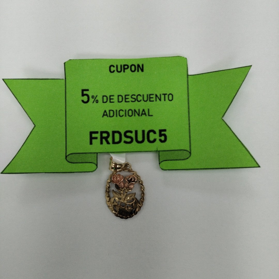 DIJE ORO COMBINADO 14 K 1,50 GRMS (SEMINUEVO)