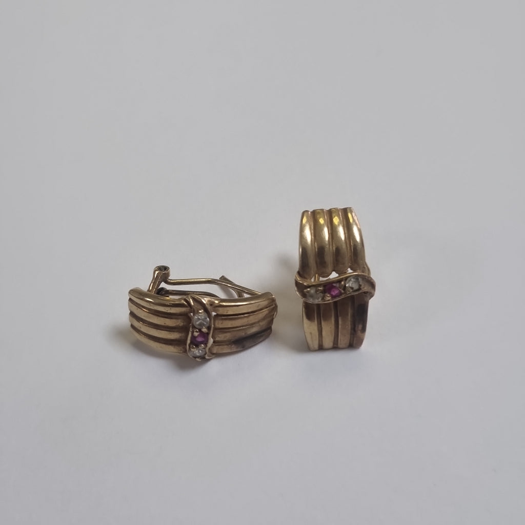 ARETES PAR ORO 10 K 3,70 GRMS (SEMINUEVO)