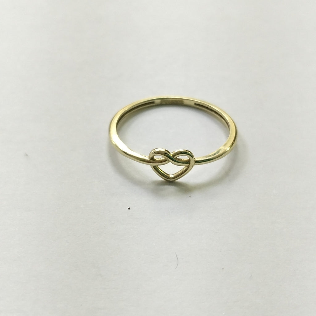 ANILLOS ANILLITO FIG CORAZON 10K TALLA 7 0.8 GR (NUEVO)