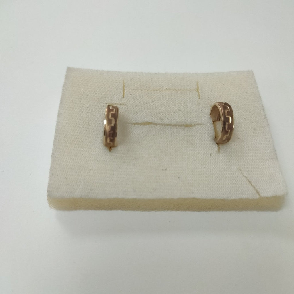ARRACADAS PAR ORO 10 K 1.6 GRMS (SEMINUEVO)