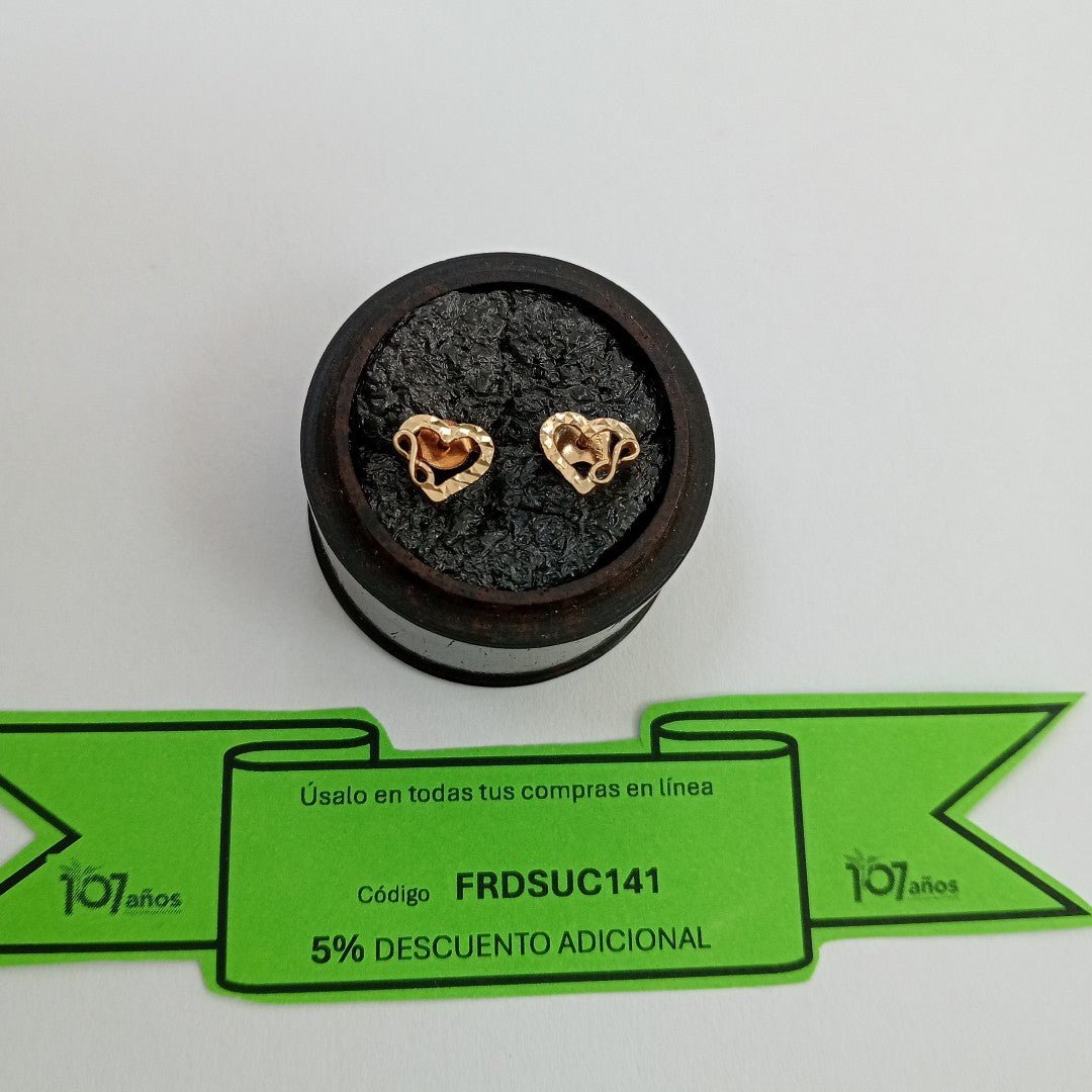 BROQUELES PAR ORO 10 K 0,80 GRMS (SEMINUEVO)