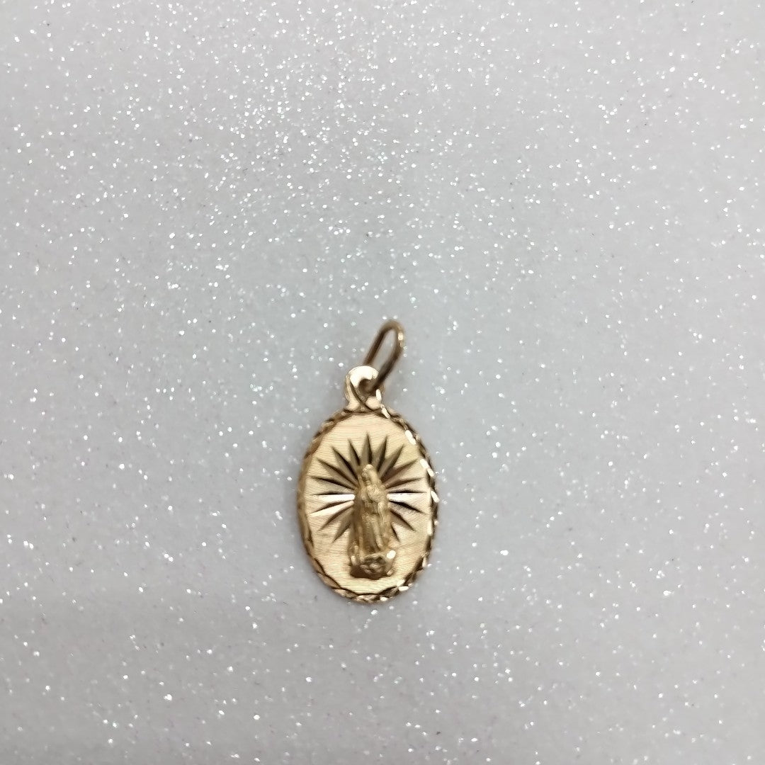 MEDALLA RELIGIOSA ORO 10 K 1,40 GRMS (SEMINUEVO)