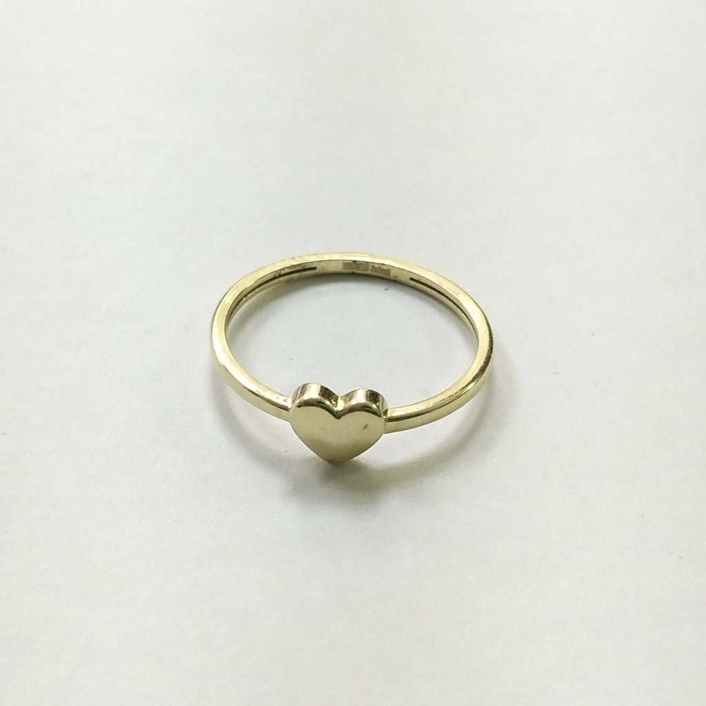 ANILLOS ANILLITO FIG CORAZON 10K TALLA 7 1.1 GR (NUEVO)