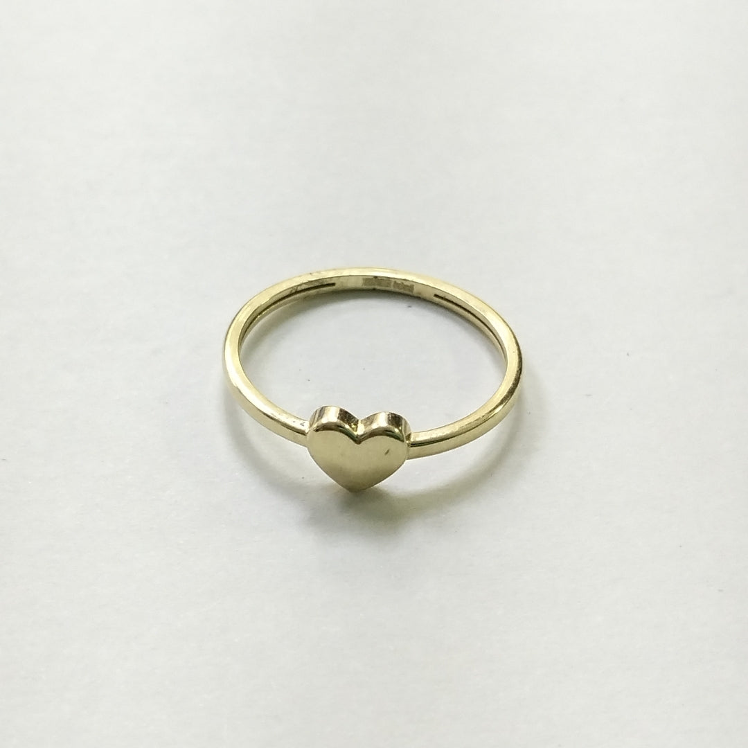 ANILLOS ANILLITO FIG CORAZON 10K TALLA 7 1.1 GR (NUEVO)