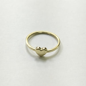 ANILLOS ANILLITO FIG CORAZON 10K TALLA 7 1.1 GR (NUEVO)