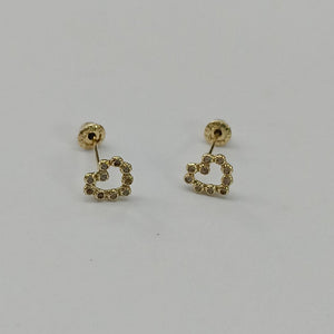 BROQUELES BROQUEL FIG CORAZON 14K 0.23 GR (NUEVO)