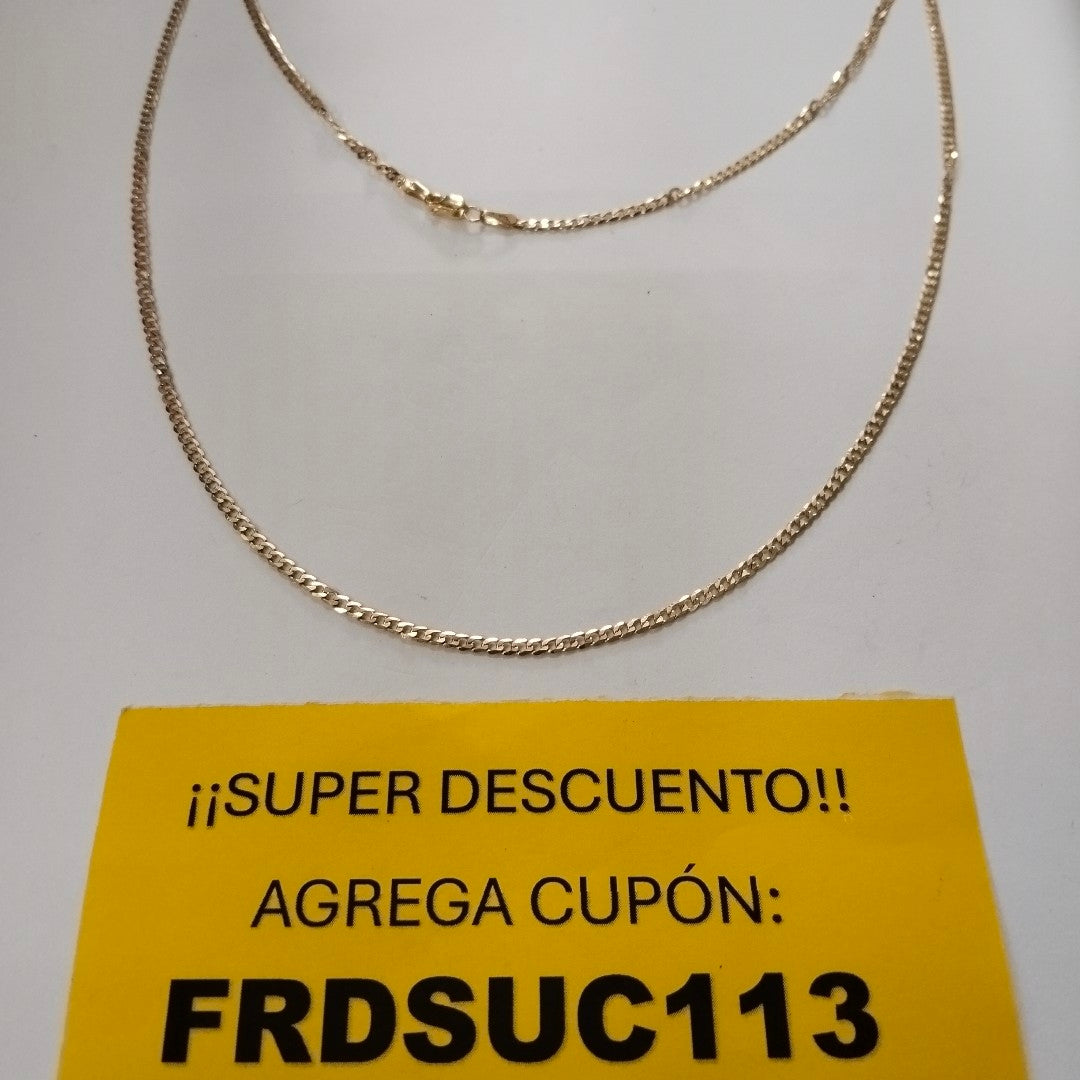 CADENA BARBADA 14K 55 CM 5.9 GR (NUEVO)