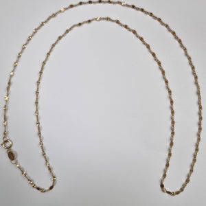 CADENA ORO, ORO COMBINADO 10 K 1.4 GRMS (SEMINUEVO)