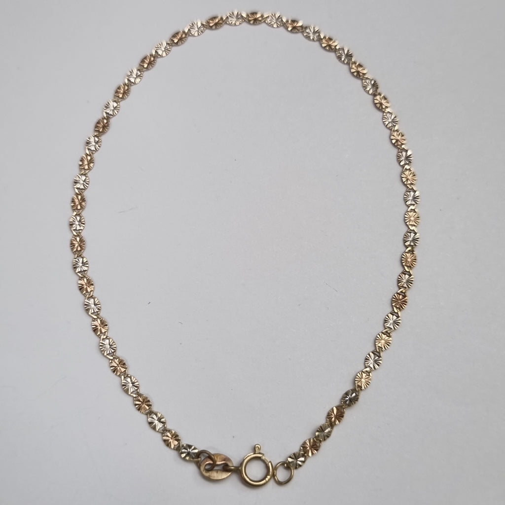 PULSERA ORO, ORO COMBINADO 10 K 0.6 GRMS (SEMINUEVO)