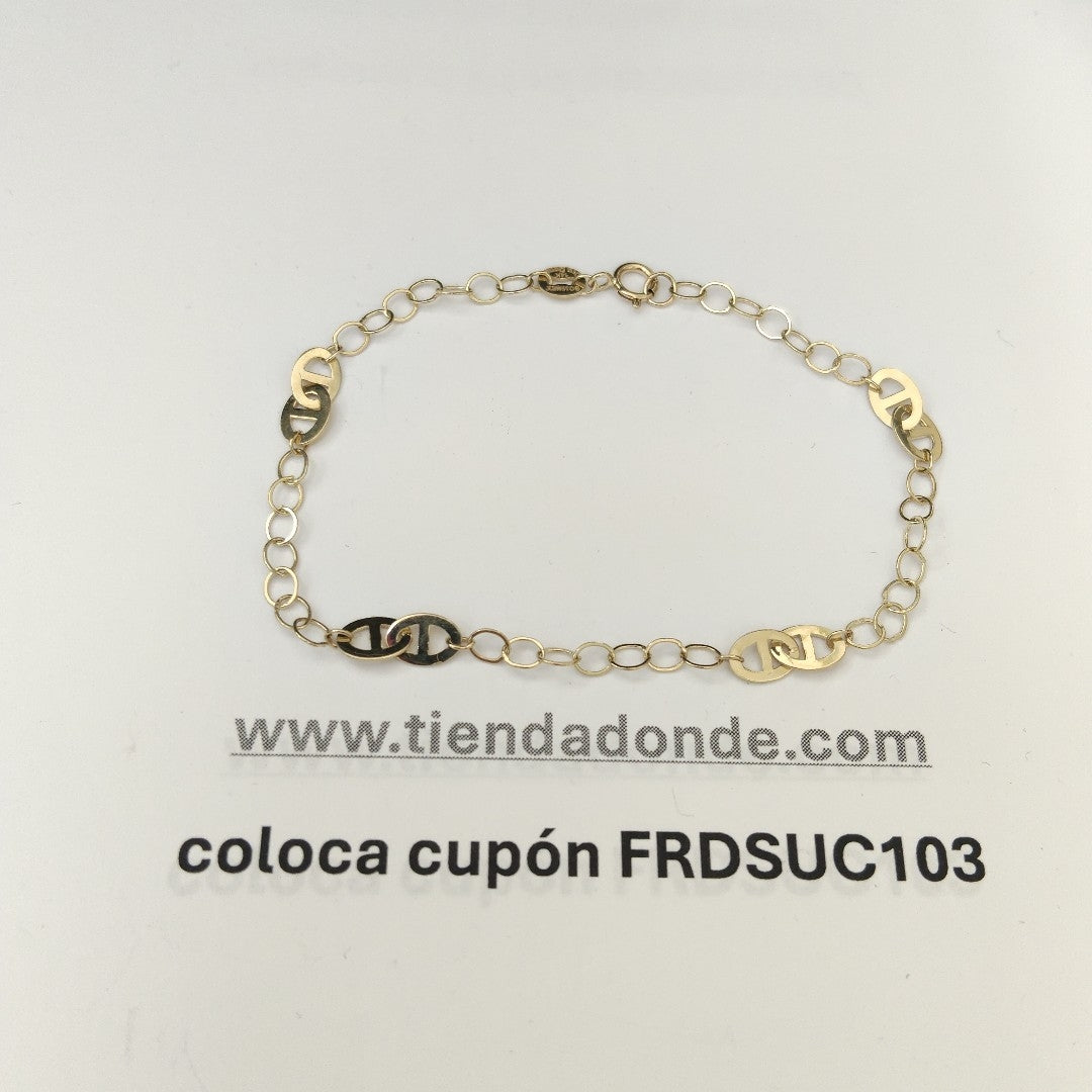 PULSERA ESPECIAL 14K 18 CM 1.5 GR (NUEVO)