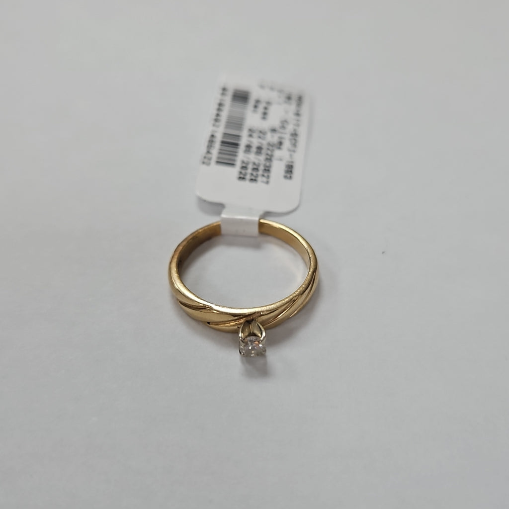 SOLITARIO ORO 14 K 2 GRMS (SEMINUEVO)