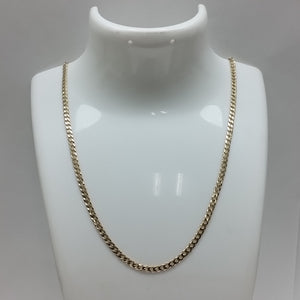 CADENA BARBADA 14K 60 CM 10 GR (NUEVO)