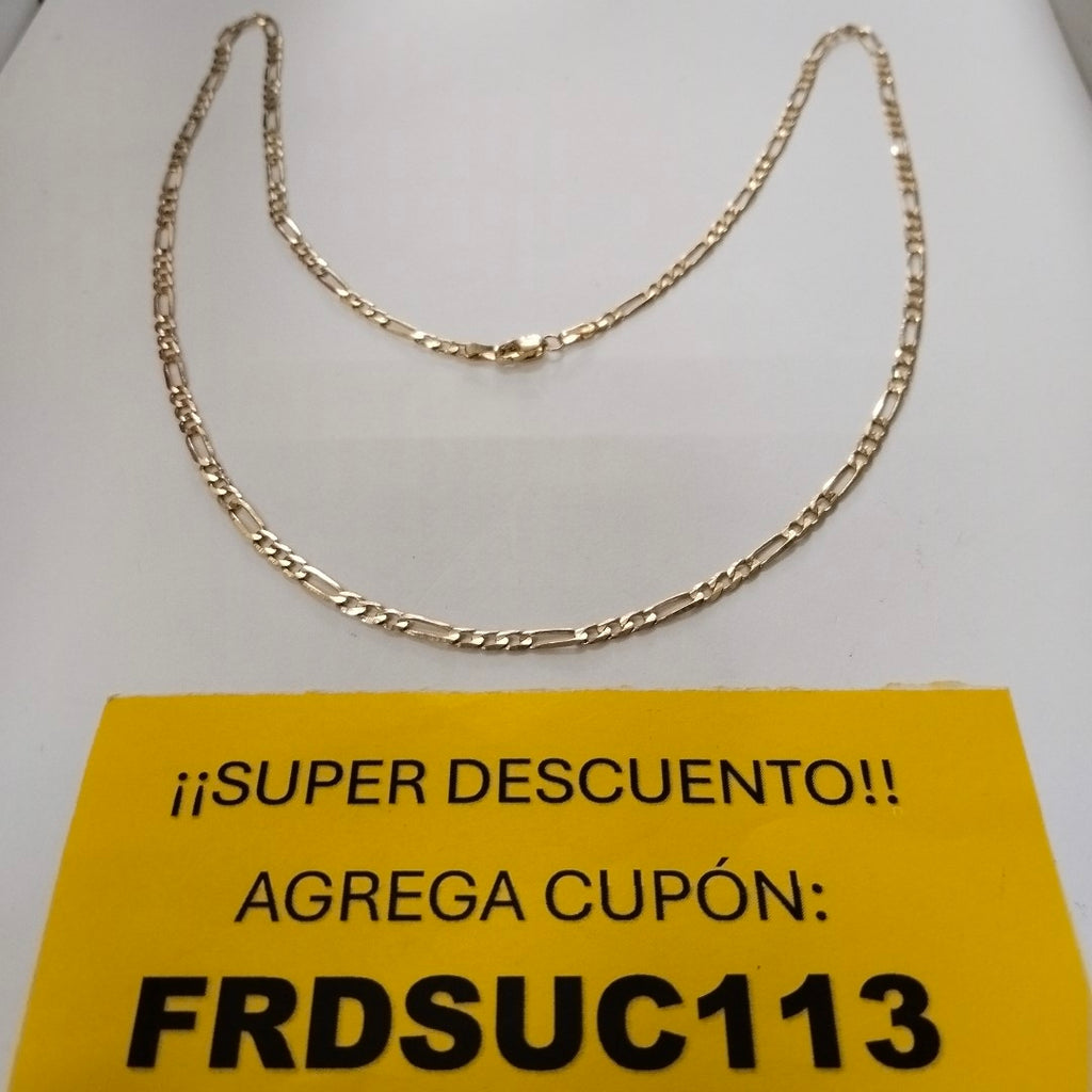 CADENA 3X1 14K 60 CM 7.8 GR (NUEVO)