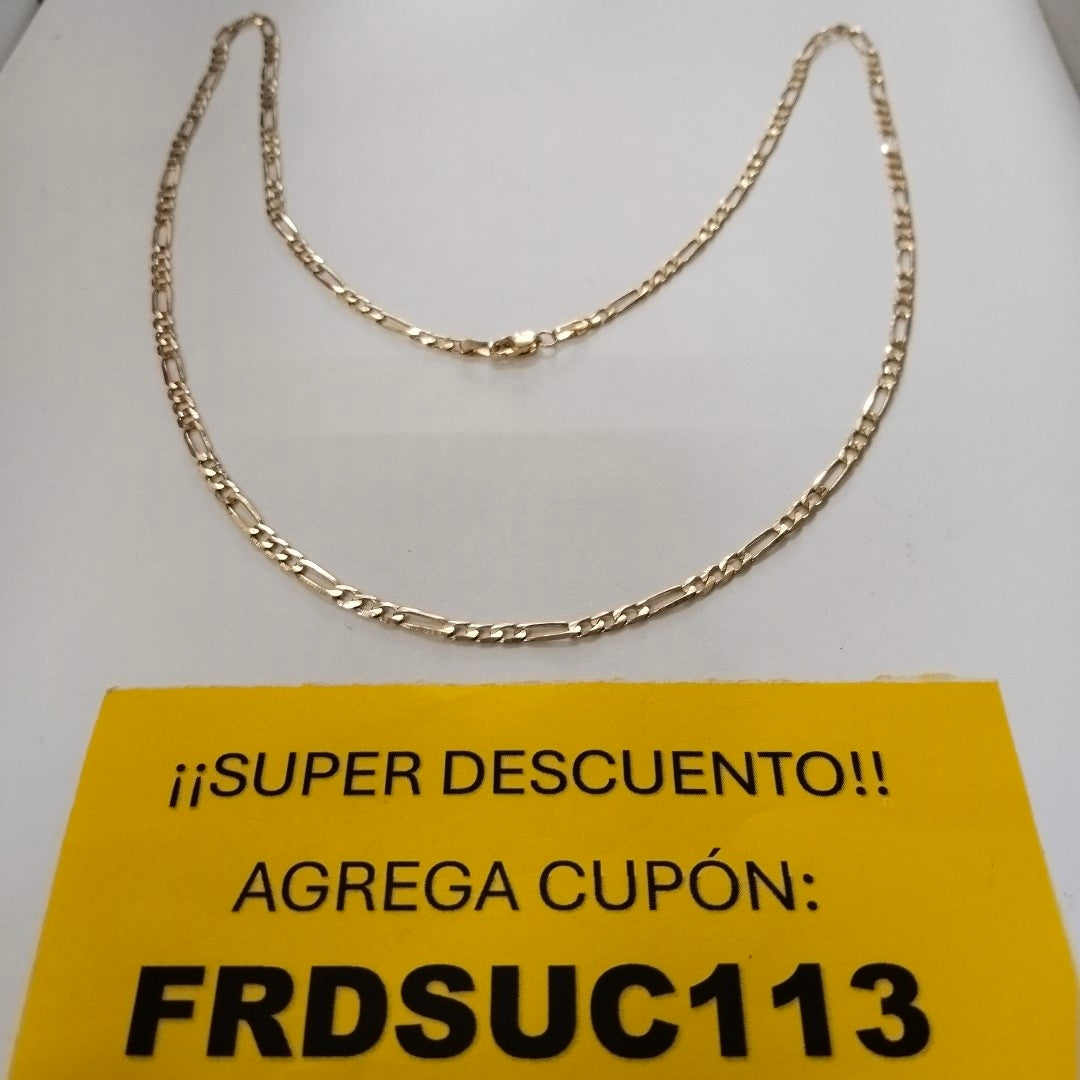 CADENA 3X1 14K 60 CM 7.8 GR (NUEVO)
