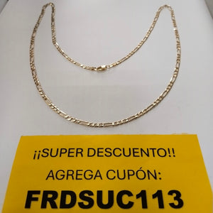 CADENA 3X1 14K 60 CM 7.8 GR (NUEVO)