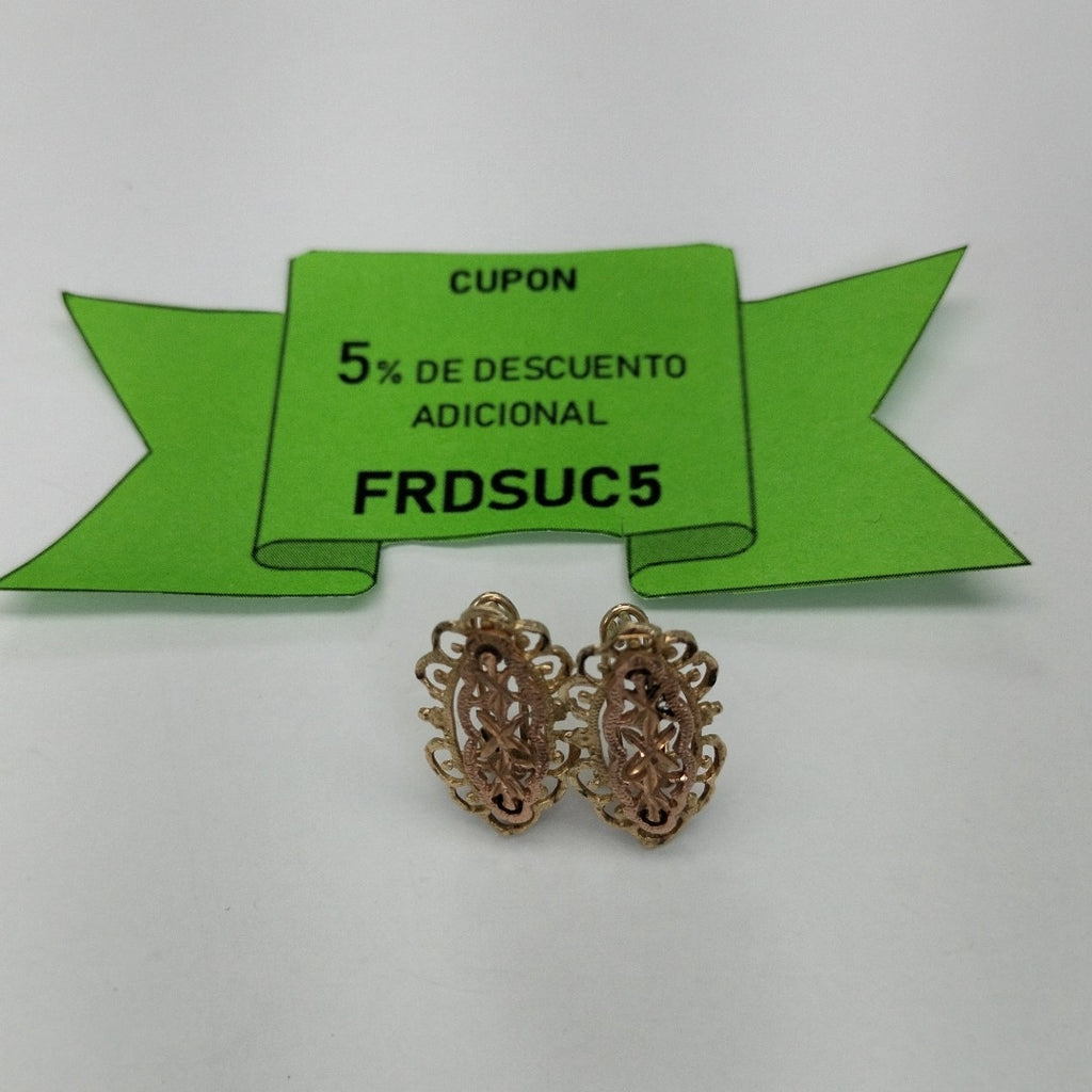ARETES PAR ORO 8 K 3.1 GRMS (SEMINUEVO)