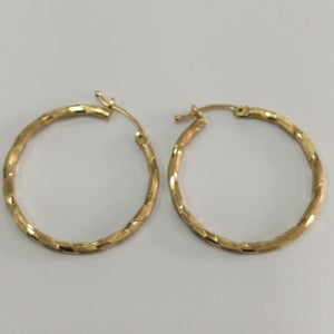 ARRACADAS PAR ORO 14 K 2.5 GRMS (SEMINUEVO)