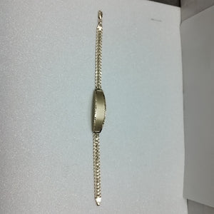 PULSERA ESCLAVA CHINO 14K 21 CM 9.8 GR (NUEVO)
