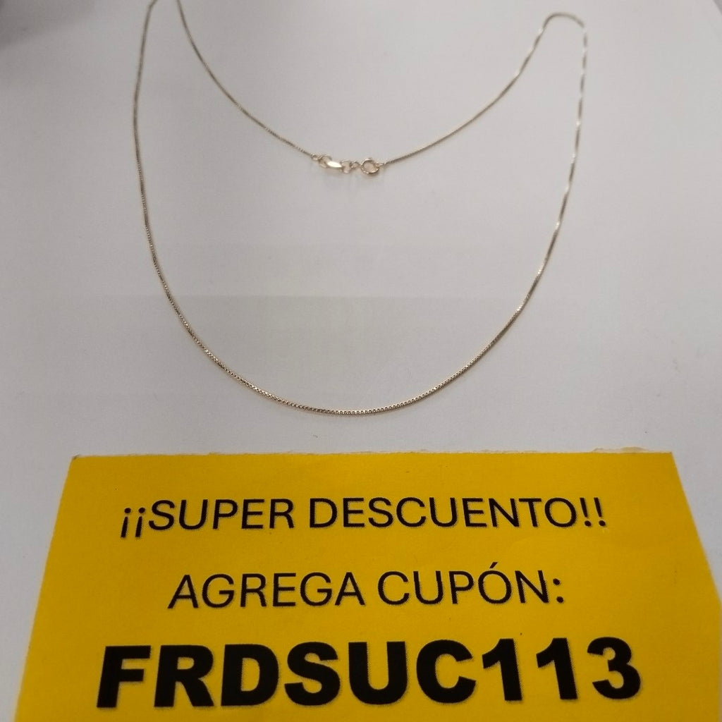 CADENA VENECIANO 14K 55 CM 1.7 GR (NUEVO)