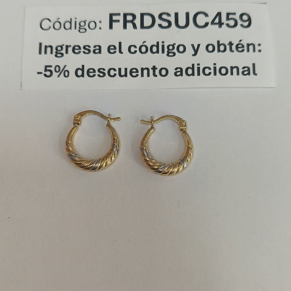 ARRACADAS ORO 14K 1.1 (NUEVO)