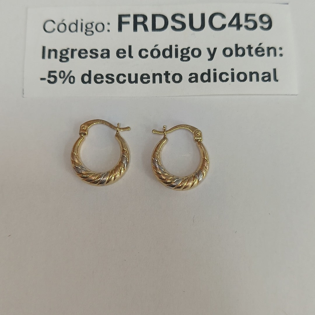 ARRACADAS ORO 14K 1.1 (NUEVO)
