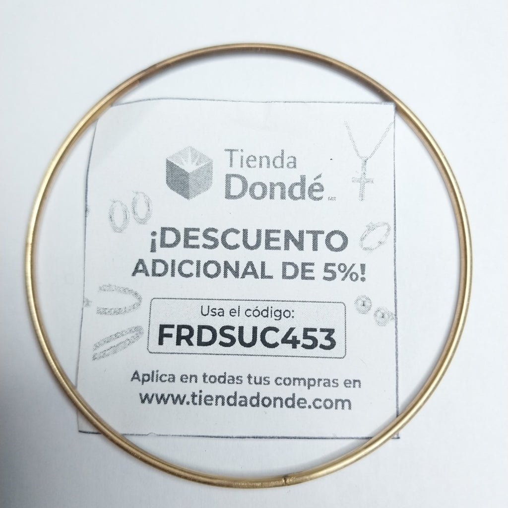 PULSERA RIGIDA ORO 8 K 3.1 GRMS (SEMINUEVO)