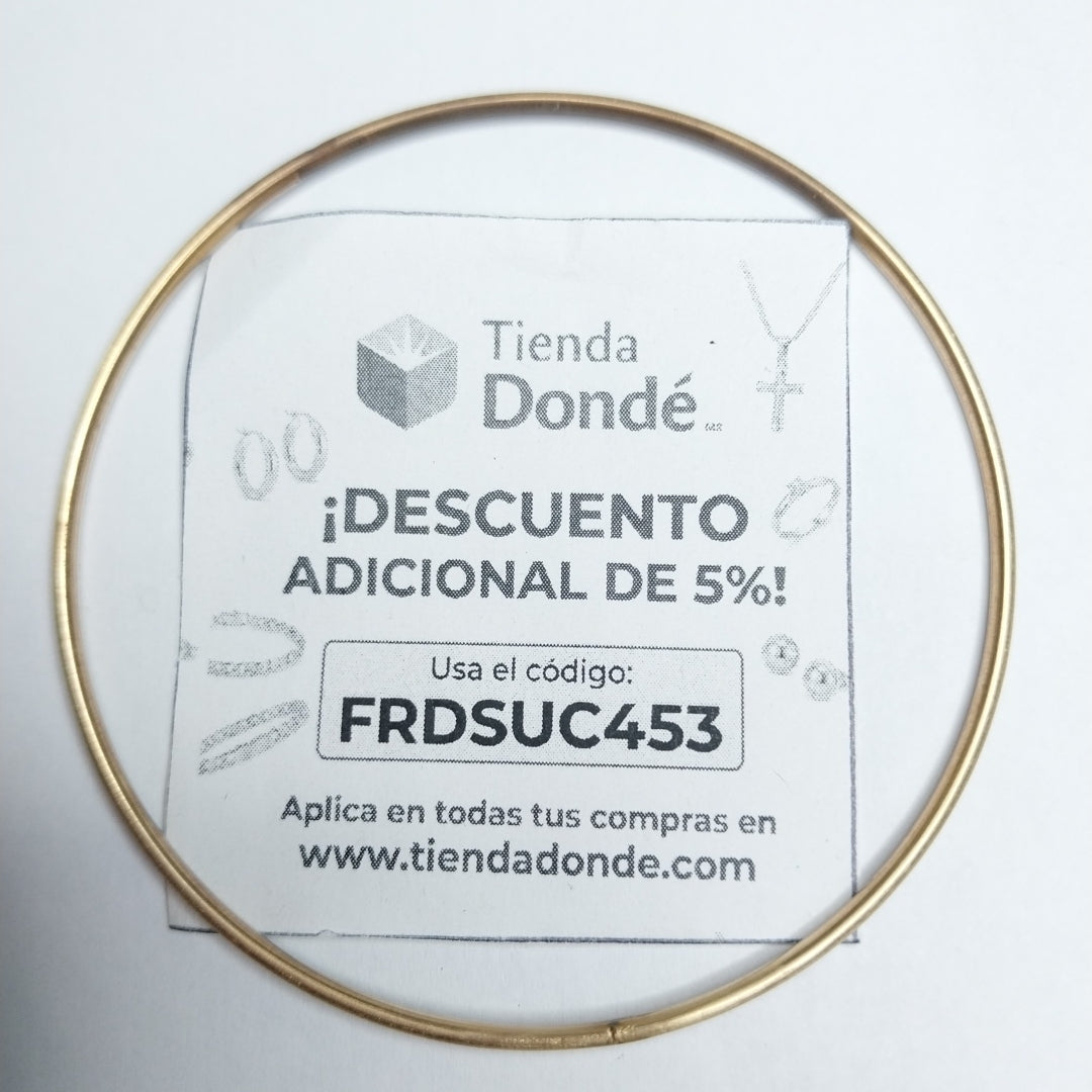 PULSERA RIGIDA ORO 8 K 3.1 GRMS (SEMINUEVO)