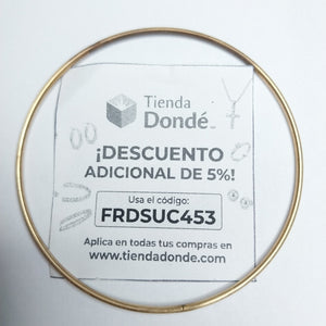 PULSERA RIGIDA ORO 8 K 3.1 GRMS (SEMINUEVO)